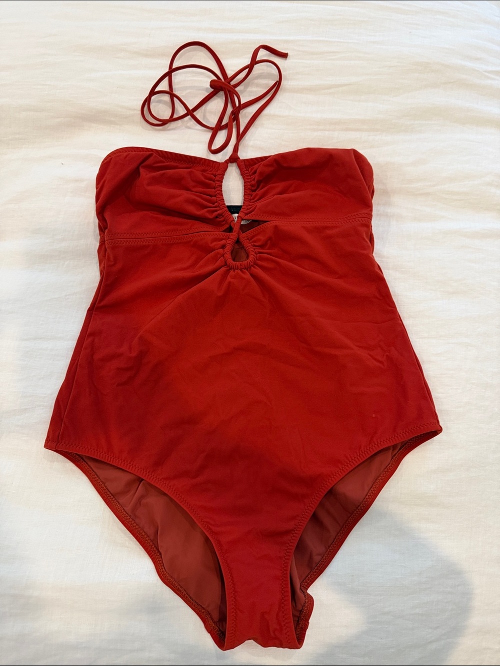 Ulla Johnson terracotta One-Piece Swimsuit